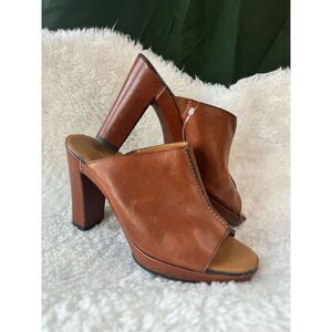 Paul Green Brown Leather Heels